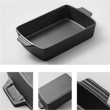 أواني الطبخ من الحديد الزهر الأسود